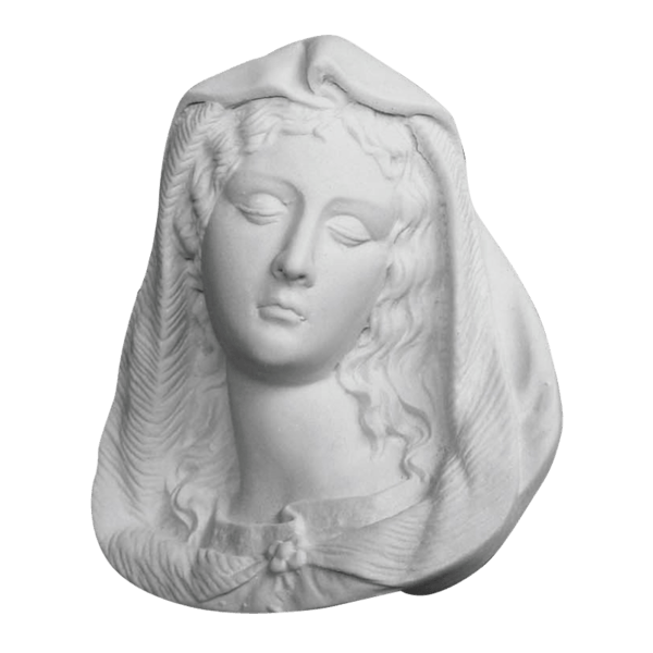Madonna Relief Marble Statue
